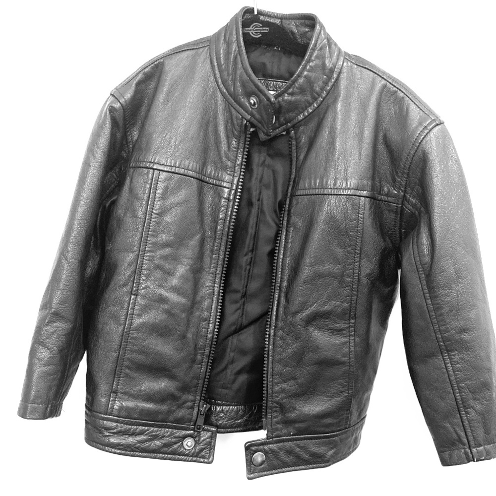 Kids Genuine Leather Jacket